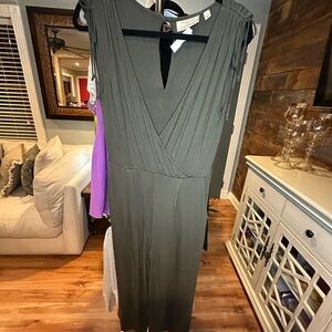 Anthropologie Olive Green Women's romper